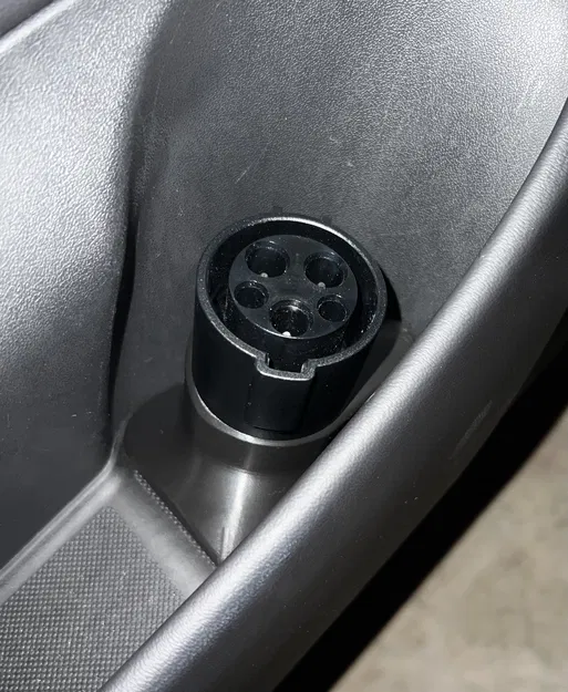 Giá Đỡ Bộ Chuyển Đổi J1772 Cho Tesla Model 3 Vào Hộc Cốc Cửa - Image 1