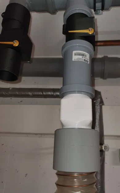 Bộ chuyển đổi ống 50mm sang ống mềm 60mm - Image 1