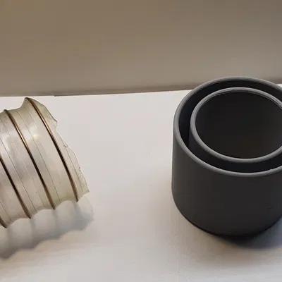 Bộ chuyển đổi ống 50mm sang ống mềm 60mm