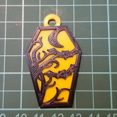 Móc Khóa Quan Tài Halloween