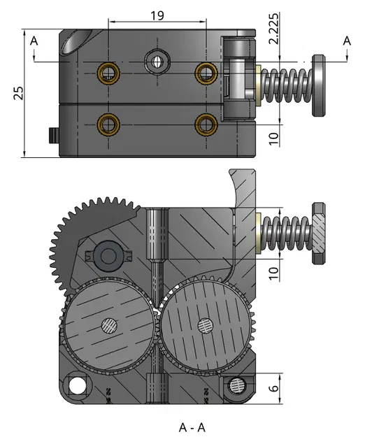 Đầu Đùn Chim Ruồi (Hummingbird Extruder) - Nhỏ Gọn, Lực Xoắn Cao - Image 3