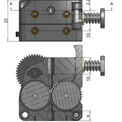 Đầu Đùn Chim Ruồi (Hummingbird Extruder) - Nhỏ Gọn, Lực Xoắn Cao
