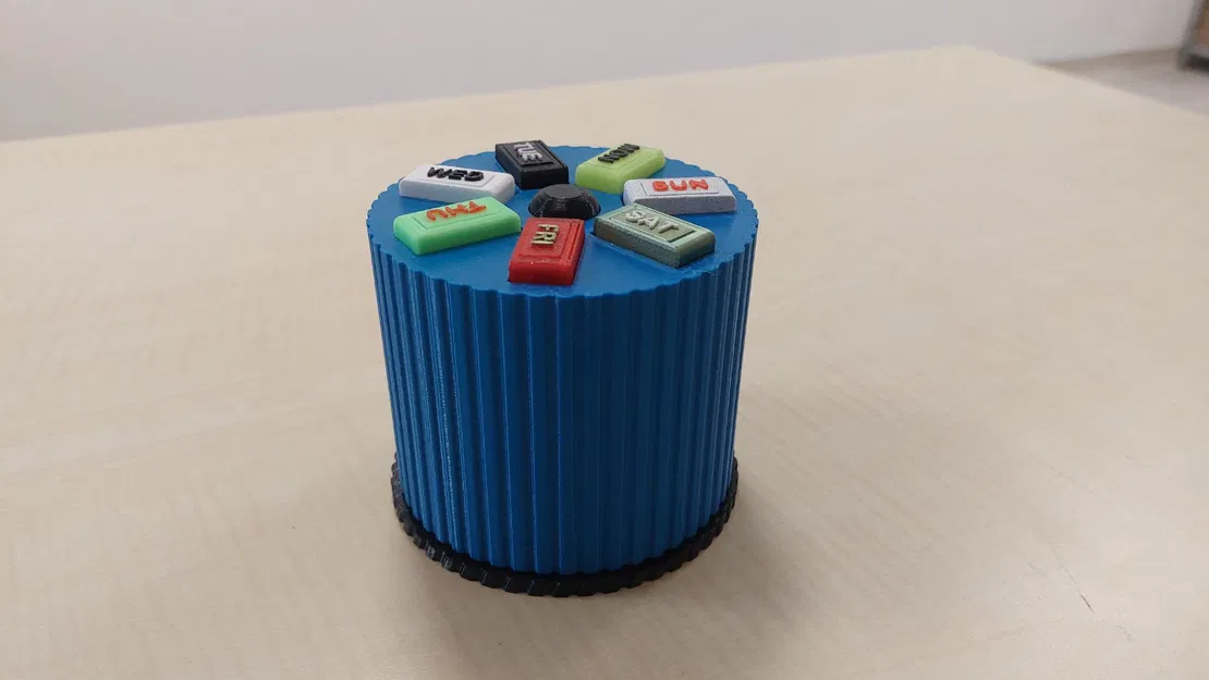 Hộp Đựng Thuốc Revolver Quay - Image 1