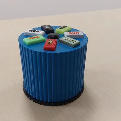 Hộp Đựng Thuốc Revolver Quay