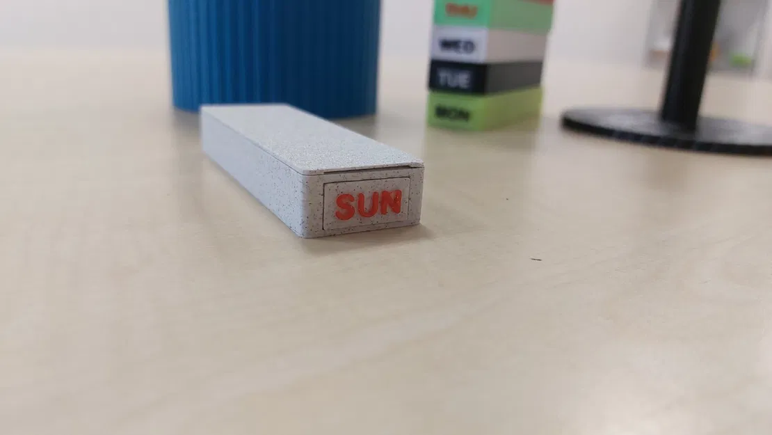 Hộp Đựng Thuốc Revolver Quay - Image 3