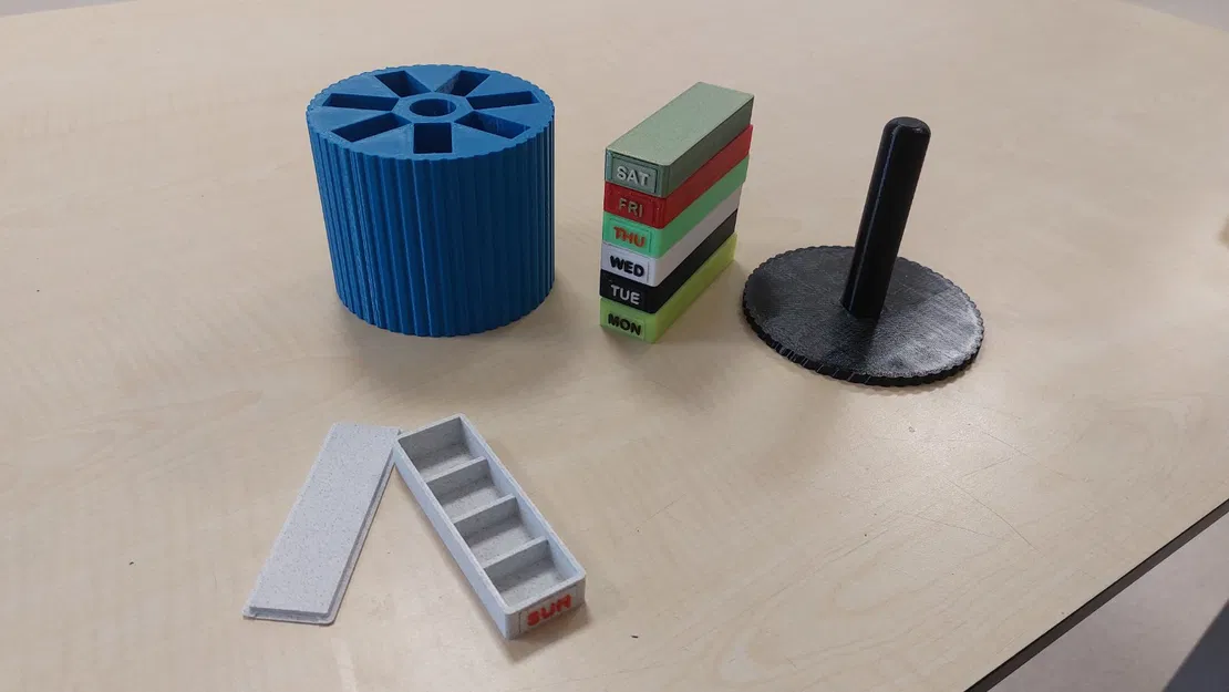 Hộp Đựng Thuốc Revolver Quay - Image 7