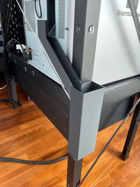 Máng hứng phân hủy mỏng & Thùng rác cho kệ IKEA BROR - Bambu X1C/P1P/P1S - Image 1