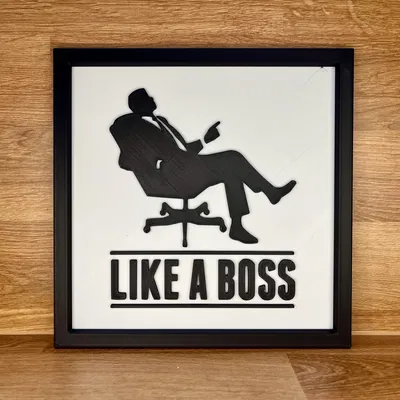 Like a Boss - Dập nổi + Có khung