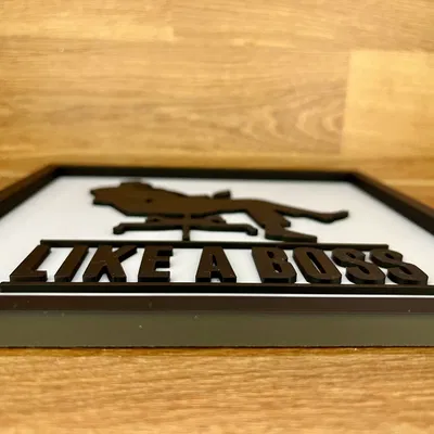 Like a Boss - Dập nổi + Có khung