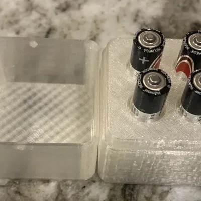 Hộp Đựng Pin AA/AAA Theo Tham Số Có Nắp