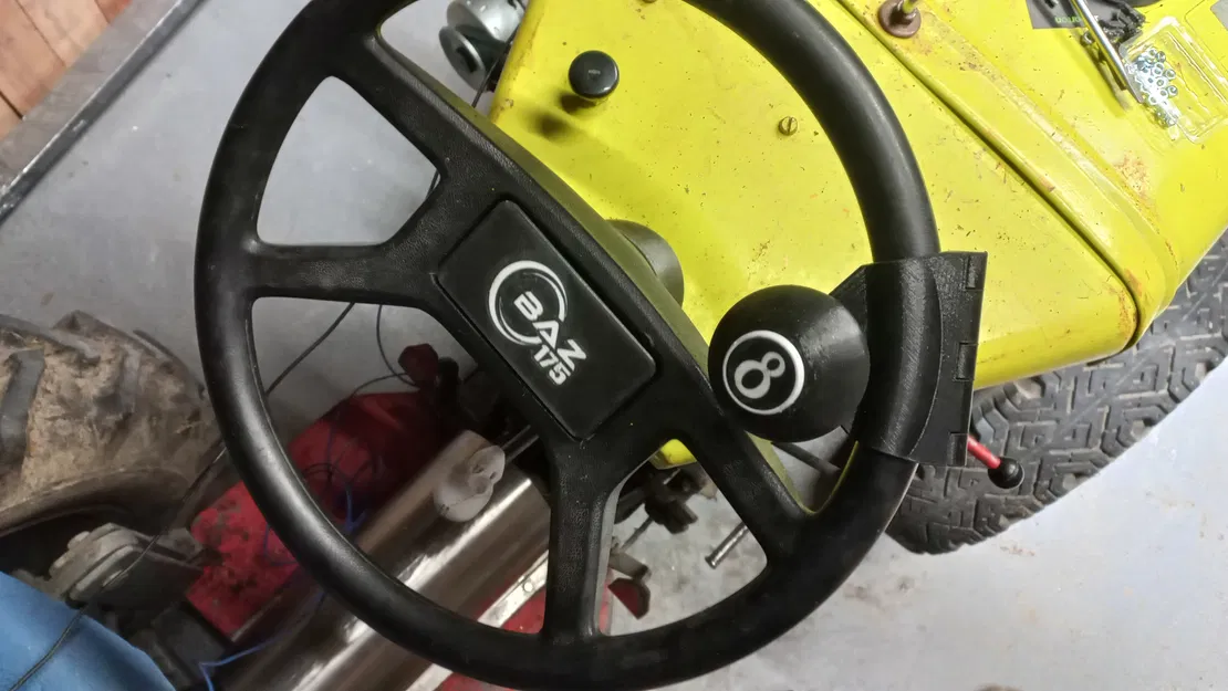 Cục chặn vô lăng (bi-a số 8) / koule na volant - Image 1