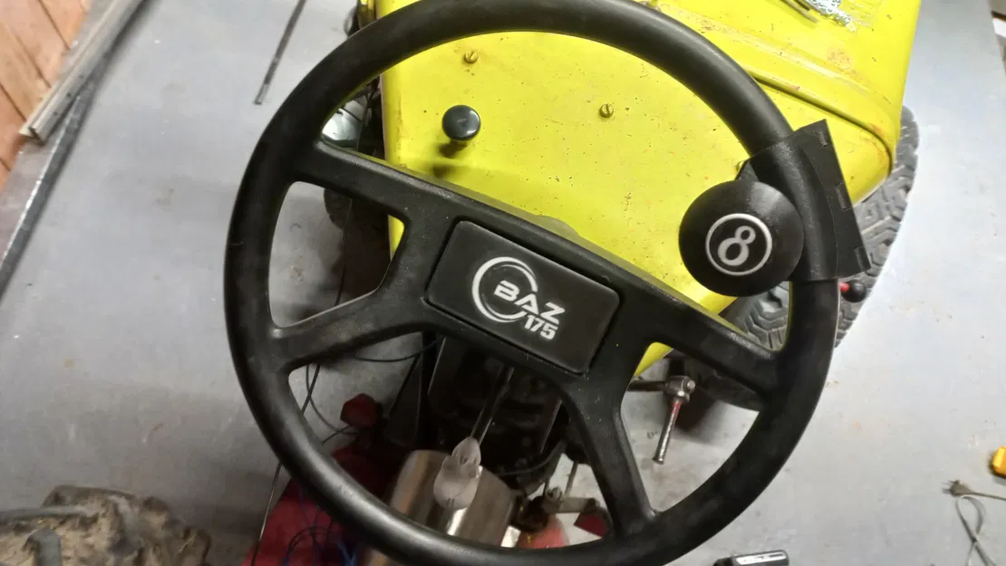 Cục chặn vô lăng (bi-a số 8) / koule na volant - Image 2