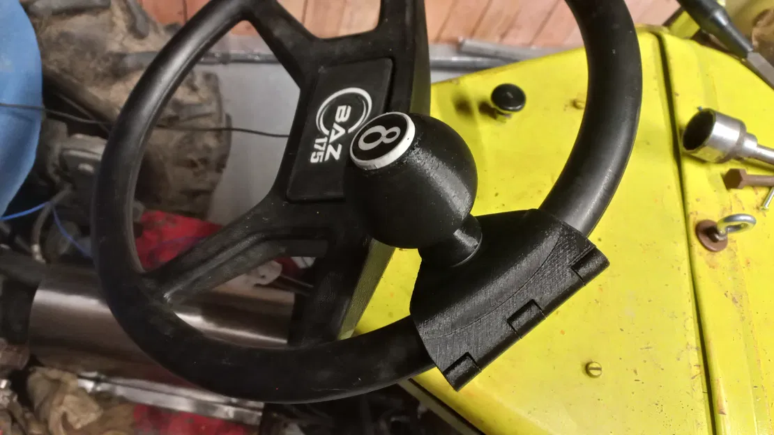 Cục chặn vô lăng (bi-a số 8) / koule na volant - Image 3