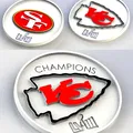 Đế Lót Ly/Miếng Lót Bia Super Bowl LVIII Vô Địch Kansas City Chiefs vs San Francisco 49ers - Thumbnail 1