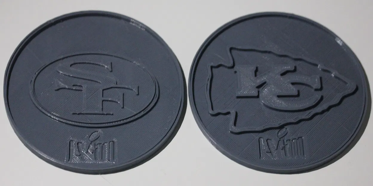 Đế Lót Ly/Miếng Lót Bia Super Bowl LVIII Vô Địch Kansas City Chiefs vs San Francisco 49ers - Image 3