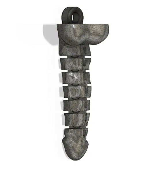 Móc Khóa PIPI Khớp Nối - Articulated PIPI - Key Ring - Image 1