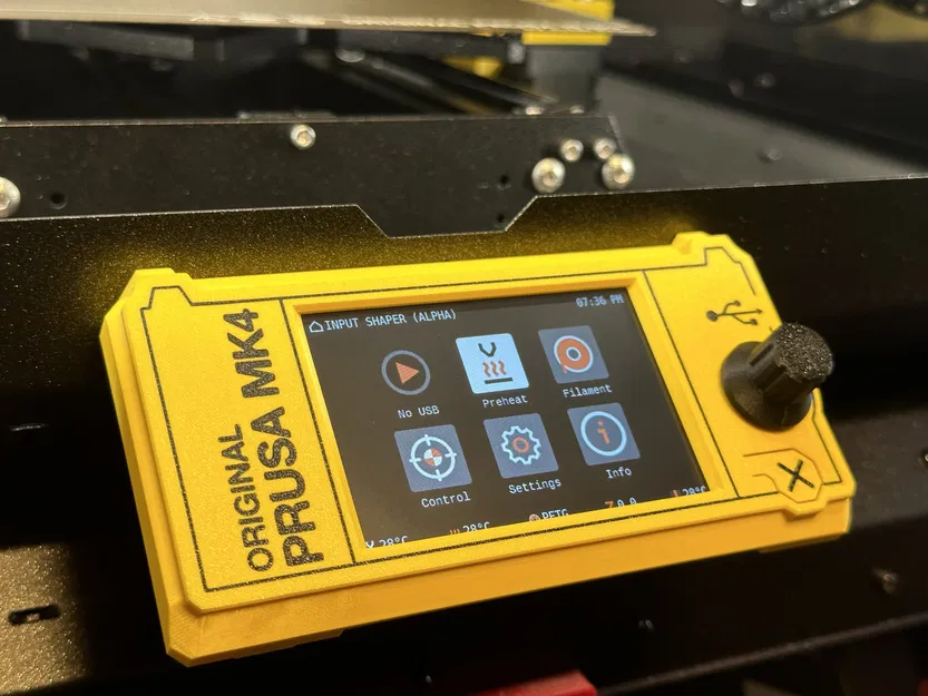 Vỏ xLCD MK4 - Mỏng gọn cho Hộp Prusa Nguyên bản - Image 1