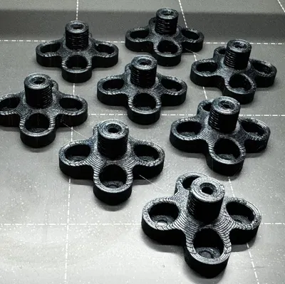 Khớp Nối Nam Châm Quad Ren Ngoài PC4-M10