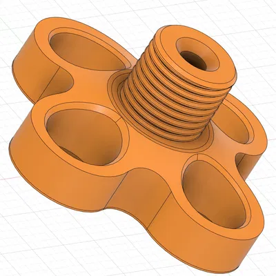 Khớp Nối Nam Châm Quad Ren Ngoài PC4-M10