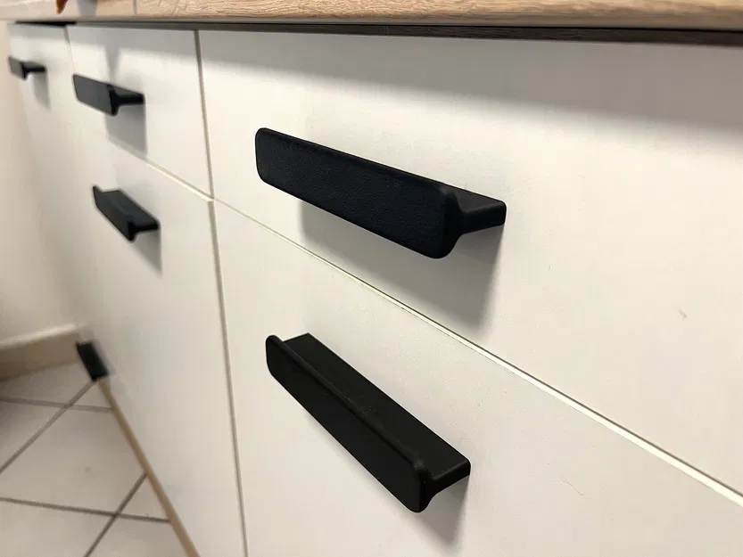 Tay Nắm Cửa Bếp Đơn Giản Hiện Đại Kiểu IKEA 96mm, 128mm, 160mm - Image 2