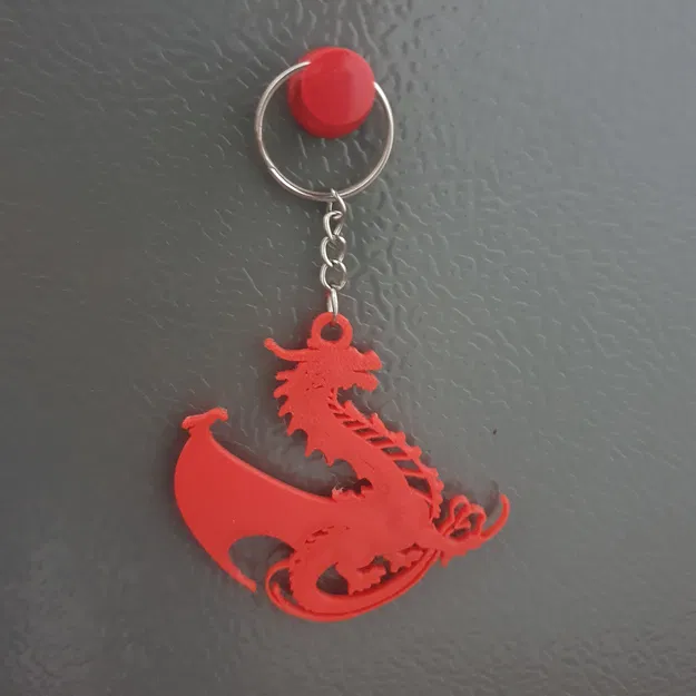 Móc Khóa Rồng Đơn Giản Năm Con Rồng - Image 2