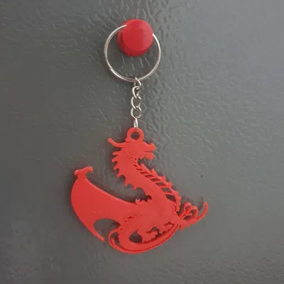 Móc Khóa Rồng Đơn Giản Năm Con Rồng