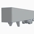 Mô hình Xe moóc Container khô Mini 53 foot - Thumbnail 1