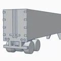 Mô Hình Rơ Moóc Container Khô Mini 48 Chân - Thumbnail 2