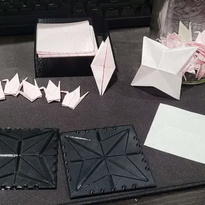 "Kimegami" Dụng Cụ Ép Nếp Gấp Gốc Chim Origami