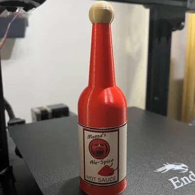 Chai Tương Ớt Đồ Chơi Kèm Nắp