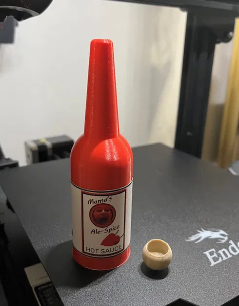 Chai Tương Ớt Đồ Chơi Kèm Nắp - Image 2