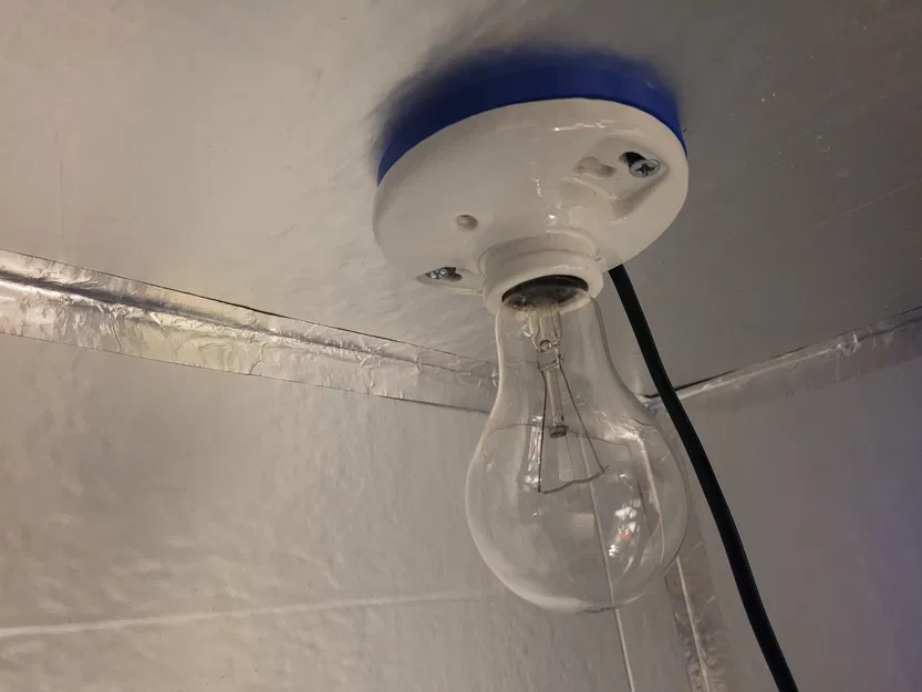 Hệ thống buồng nóng chủ động bằng bóng đèn và rơ le nhiệt cho CR-10V3 - Image 4