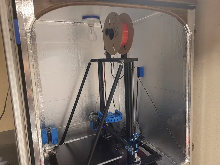 Hệ thống buồng nóng chủ động bằng bóng đèn và rơ le nhiệt cho CR-10V3 - Image 5