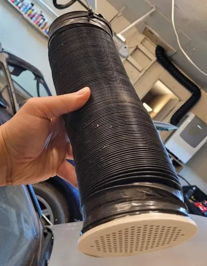 Ống Thông Hơi Xả Máy Sấy 4inch Cho Tường Hoặc Ván Ép - Image 3