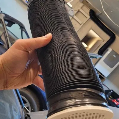 Ống Thông Hơi Xả Máy Sấy 4inch Cho Tường Hoặc Ván Ép