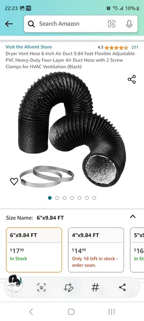 Adapter Nối Ống Xả Máy Lạnh Di Động Sang Ống Máy Sấy 6 Inch FRA113PT1 - Image 5