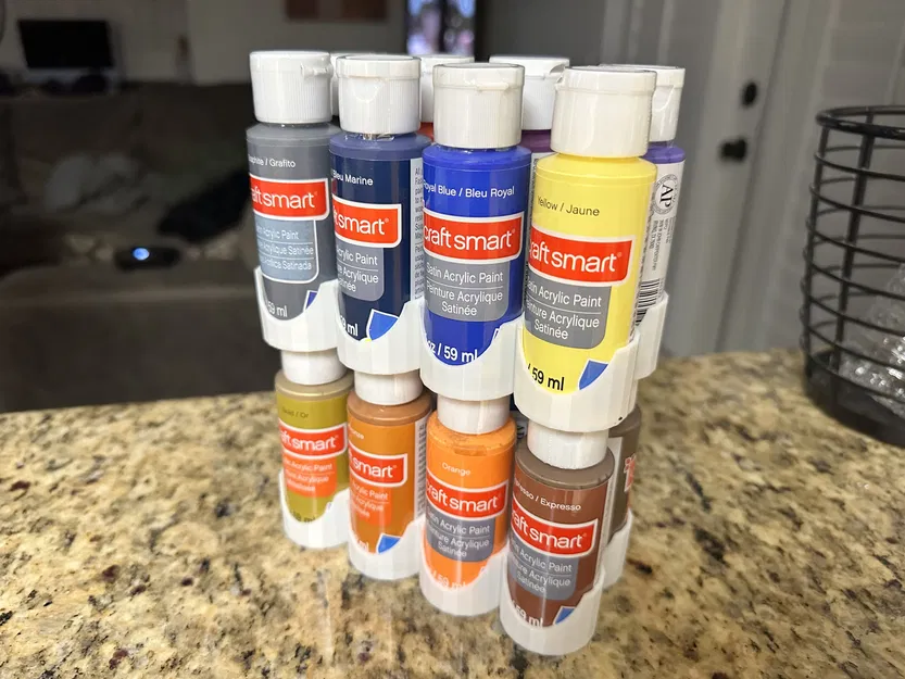 Khay đựng 8 chai sơn acrylic 2oz - Image 4