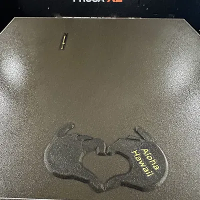 Trái tim Hawaii sign "shaka" kép