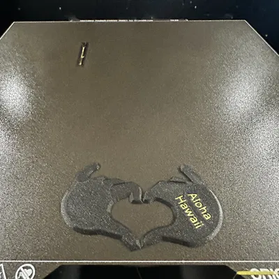 Trái tim Hawaii sign "shaka" kép