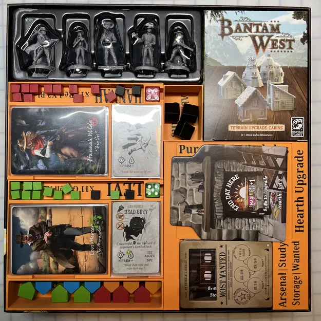 Insert Hộp Game Bantam West Shadow Governors - Bọc Bài Đầy Đủ - Image 6