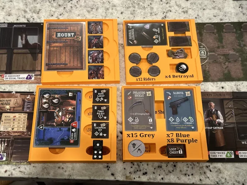 Insert Hộp Game Bantam West Shadow Governors - Bọc Bài Đầy Đủ - Image 9