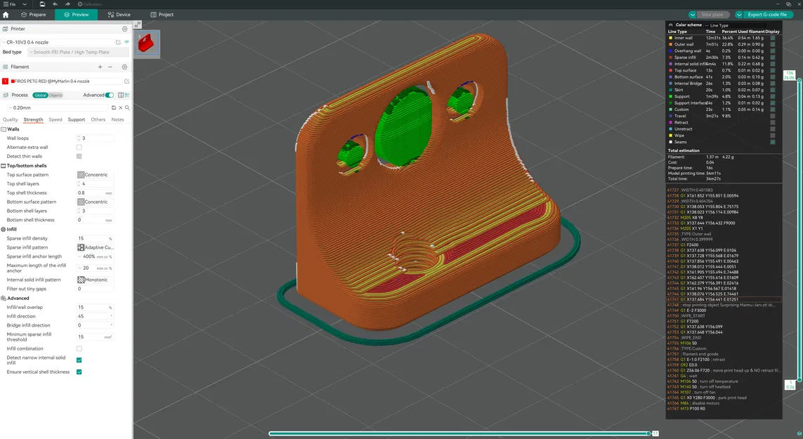 Chắn hướng dây Filament cho Ender 3 pro dùng ống PTFE - Image 4