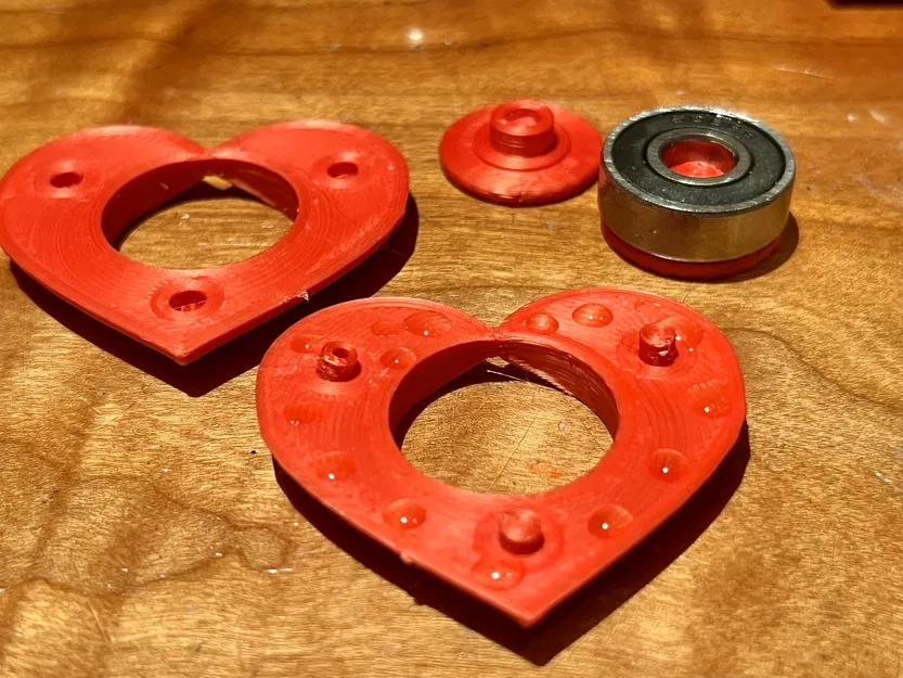 Con Quay Fidget Spinner Hình Trái Tim Valentine - Image 3