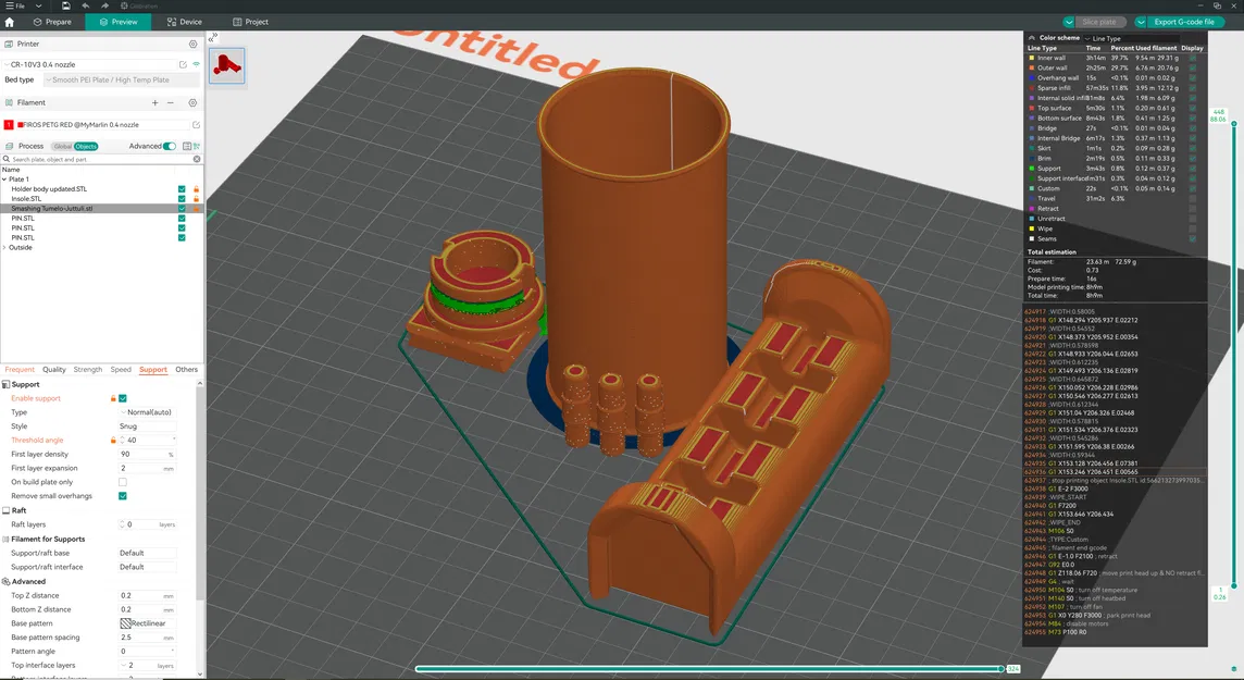 Đế Giữ Cuộn Dây Có Vòng Bi Cho CR-10 hoặc Ender 3 - Image 6