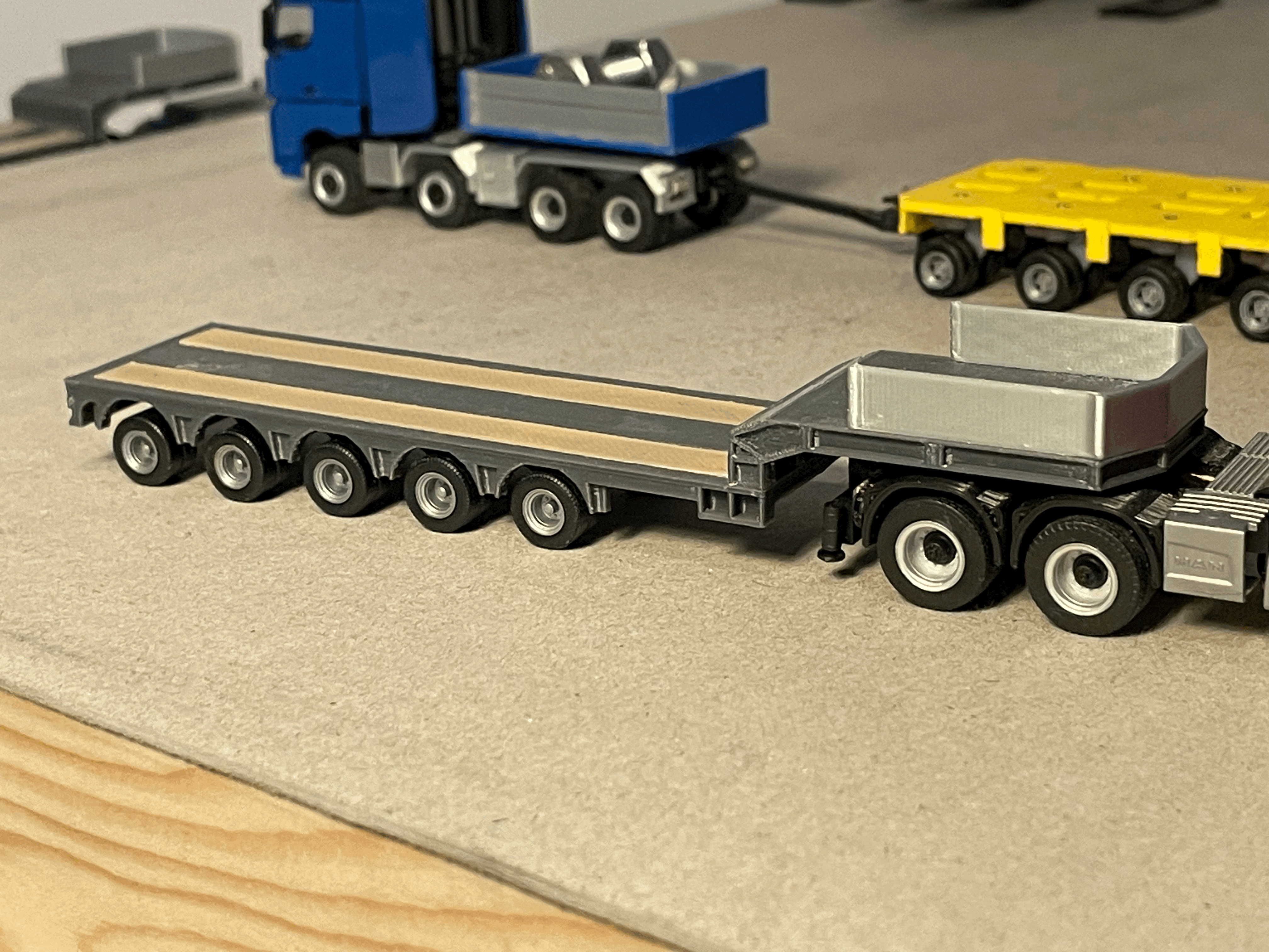 Moóc 5 trục Goldhofer Tỉ lệ 1/87