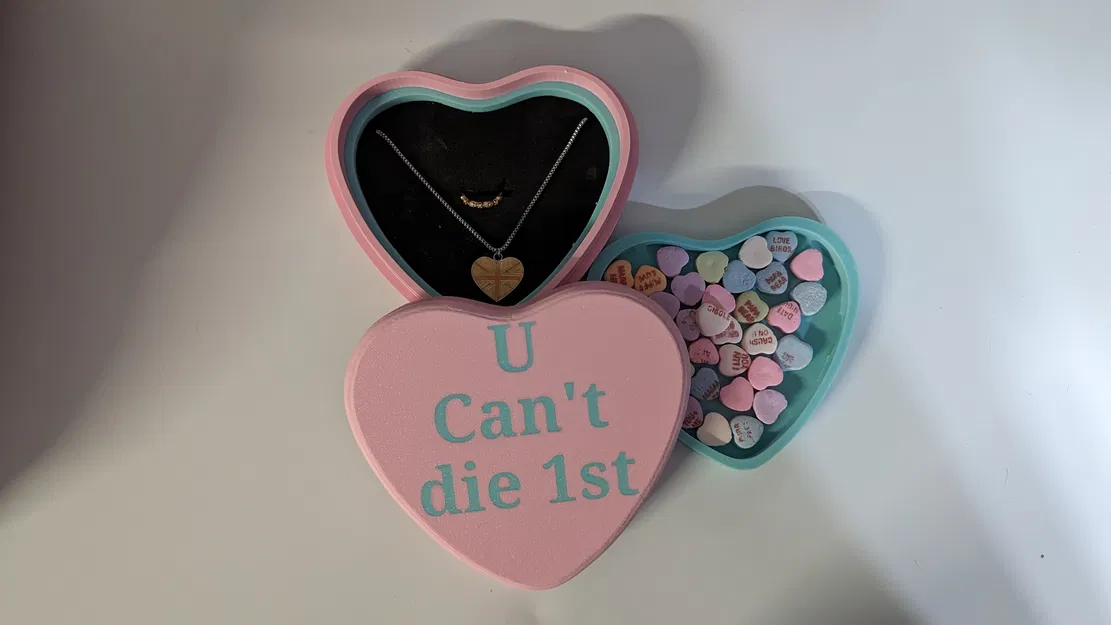 Hộp Đựng Trang Sức/Quà Hình Trái Tim Ngọt Ngào - Image 1