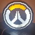Hộp Đèn Logo Overwatch (Pixelated) - Phong Cách Game Thủ Miền Nam - Thumbnail 1