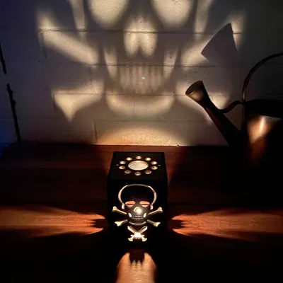 Chân Nến Đèn Trà Cướp Biển Jolly Roger