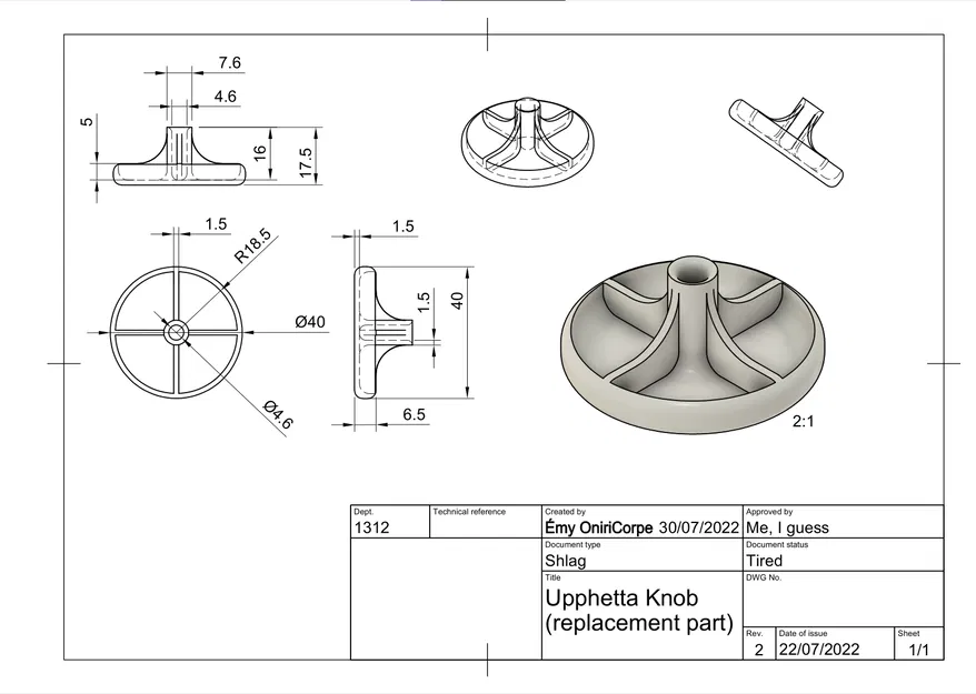 Núm thay thế cho ấm cà phê Ikea Upphetta - Image 2