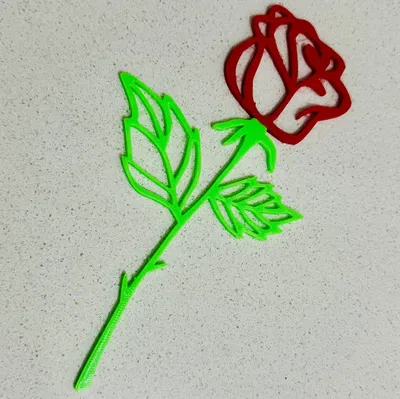 Hoa hồng đa sắc đơn giản